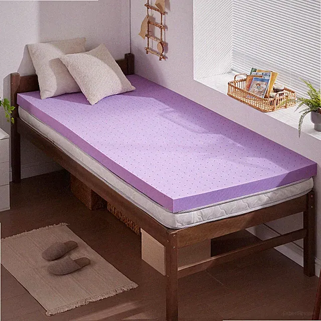 2 Inch Gel Memory Foam Mattress Topper Ventilated Soft Pressure Relieve Mattr...