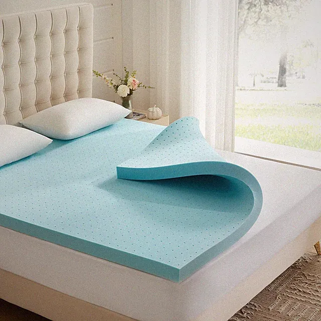 2 Inch Memory Foam Mattress Topper Twin XL, Mattress Pad Infused Foam Bed Top...