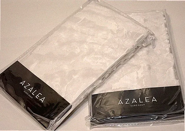 2-Pack Z Gallerie Euro Sham Azalea Bedding, Pearl Pillow Bedding Sham, 26 X 26
