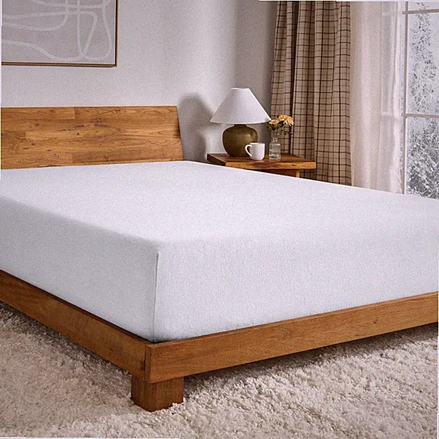 Bare Home Extra Soft Double Brushed 100% Flannel Cotton Fitted Sheet