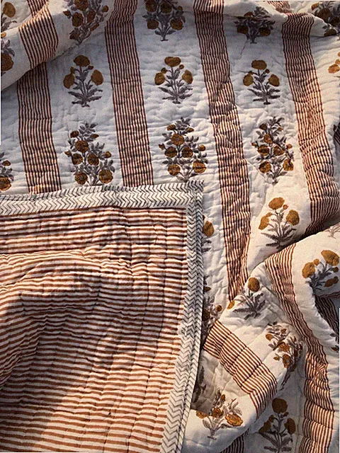 brown quilt handmade block