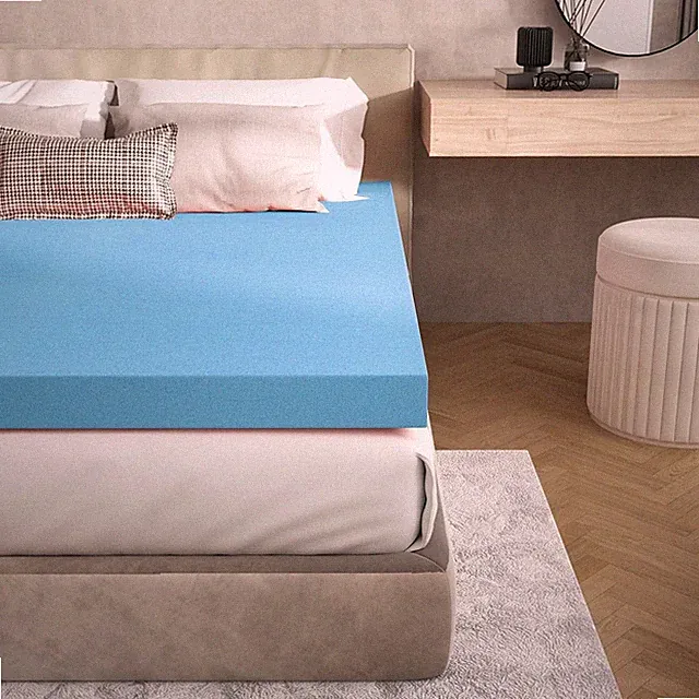 Jacia House 3 Inch Bed Foam Hospital Size Mattress Topper in a Box, Single Be...