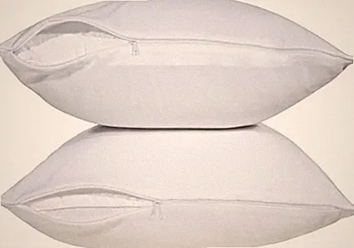 Pillow Protector - Poly-Cotton Blend Pillow Covers - Water and Dust Resistant